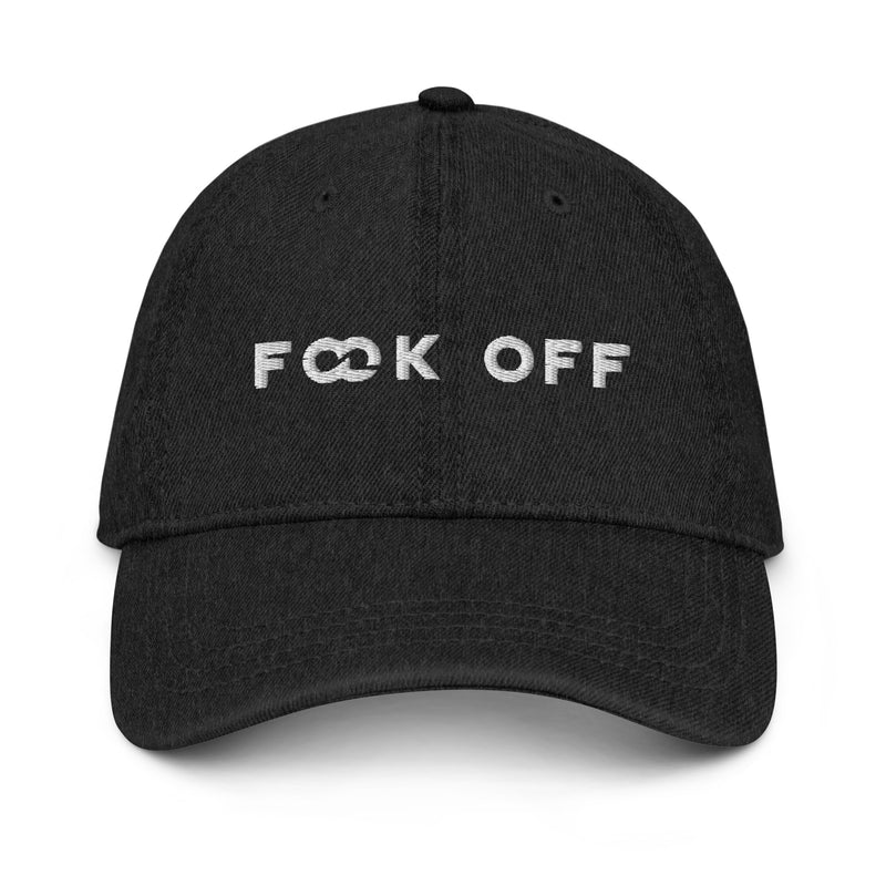 F**k Off Denim Dad Hat