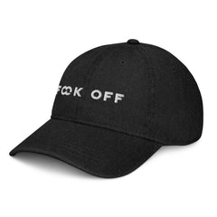 F**k Off Denim Dad Hat