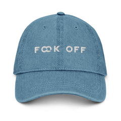 F**k Off Denim Dad Hat