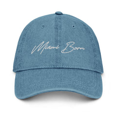 Miami Born Denim Dad Hat