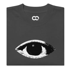 All Eyes On Me Oversized Faded Tee