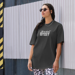 Ask Me About Odyssey Oversized Faded Tee