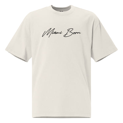 Born In Miami Light Tee Oversized Tee