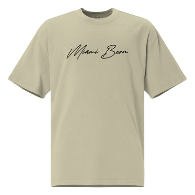 Born In Miami Light Tee Oversized Tee